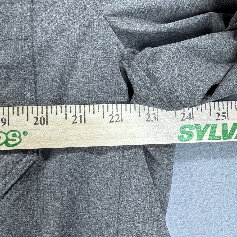 Eddie Bauer Blazer Men's Size 46 Gray Travel Stretch Blazer Jacket Excellent